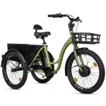tricycle electrique leader fox lovelo vert kaki chez vroume à Avion Lens Liévin Arras